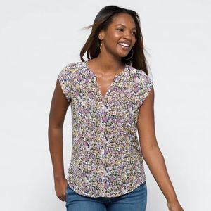 Fun 2 Fun stitch fix split neck blouse